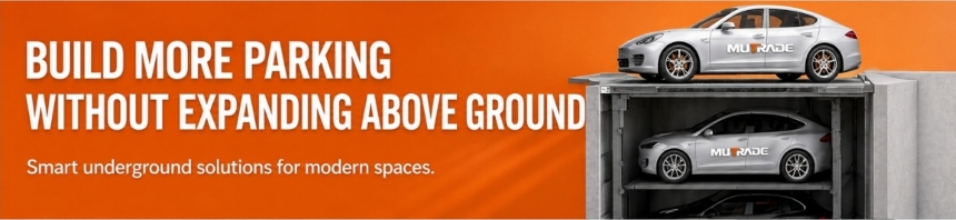 PFPP Pit Four Post Parking System Hidden Underground Parking for Premium and Space-Limited Projects 2 PFPP Pit Four Post Parking System ที่จอดรถใต้ดินที่ซ่อนอยู่สำหรับโครงการระดับพรีเมียมและพื้นที่จำกัด