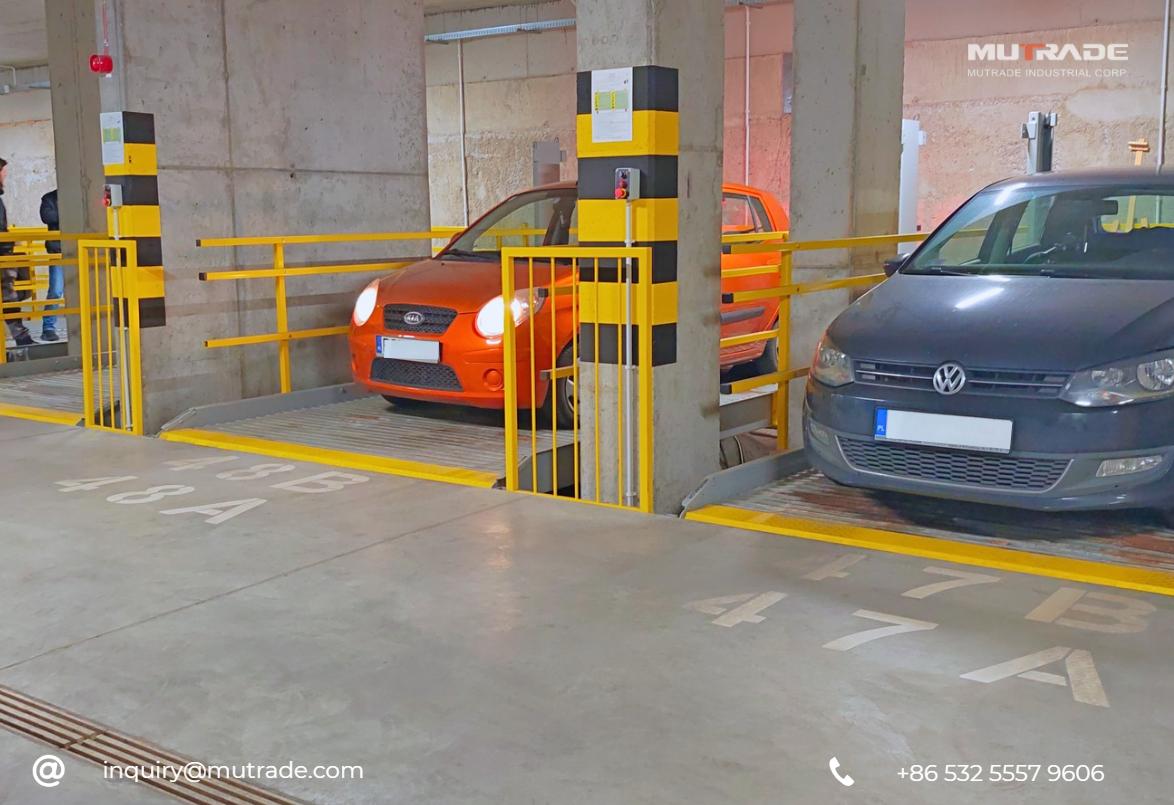 ลิฟท์จอดรถหลุมใต้ดิน 2 โพสต์