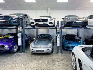 Four-post parking lift project for auto workshop in New Zealand.jpg